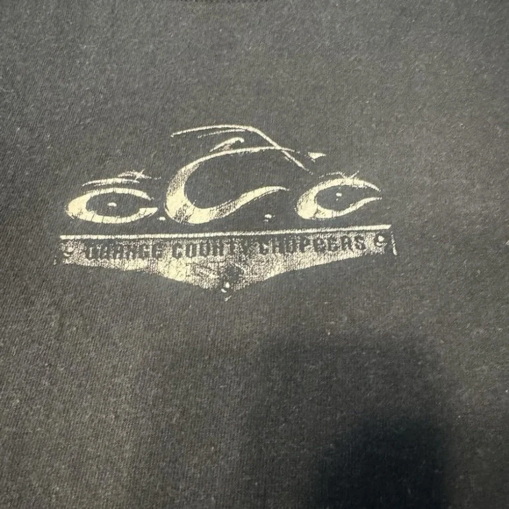 Vintage Orange County Choppers OCC T-Shirt XL Jerzees USA Biker‎